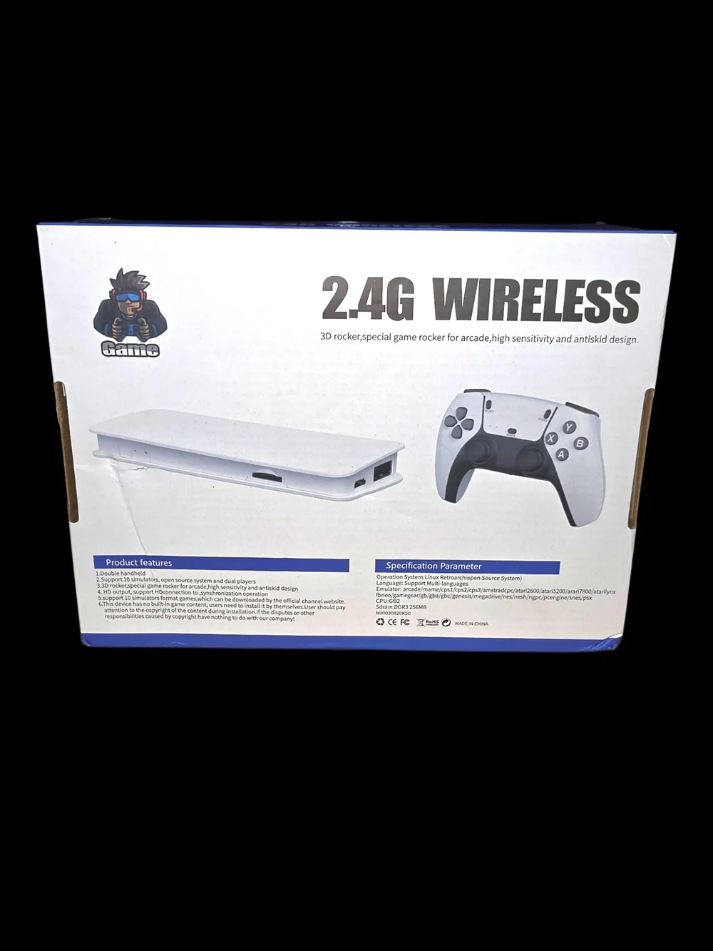 Wireless 2.4G Game Console Controller - White
